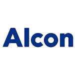 Logo d'Alcon, spécialiste de la santé visuelle, partenaire de l'École d'Optique et de Lunetterie.