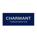 Logo de Charmant, fabricant de montures, partenaire de l'École d'Optique et de Lunetterie.