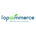 Logo d'Opcommerce, opérateur de compétences partenaire de l'école.