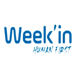 Logo de Week'in Human First, partenaire de l'École d'Optique et de Lunetterie.