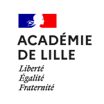Logo de l'Académie de Lille, partenaire de l'École d'Optique et de Lunetterie.