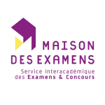 Logo de la Maison des Examens, partenaire de l'École d'Optique et de Lunetterie.